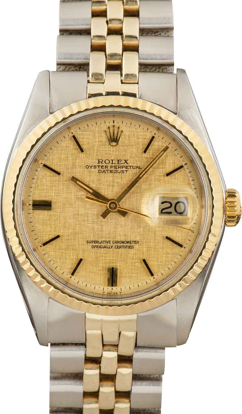 Rolex 1601 linen dial deals