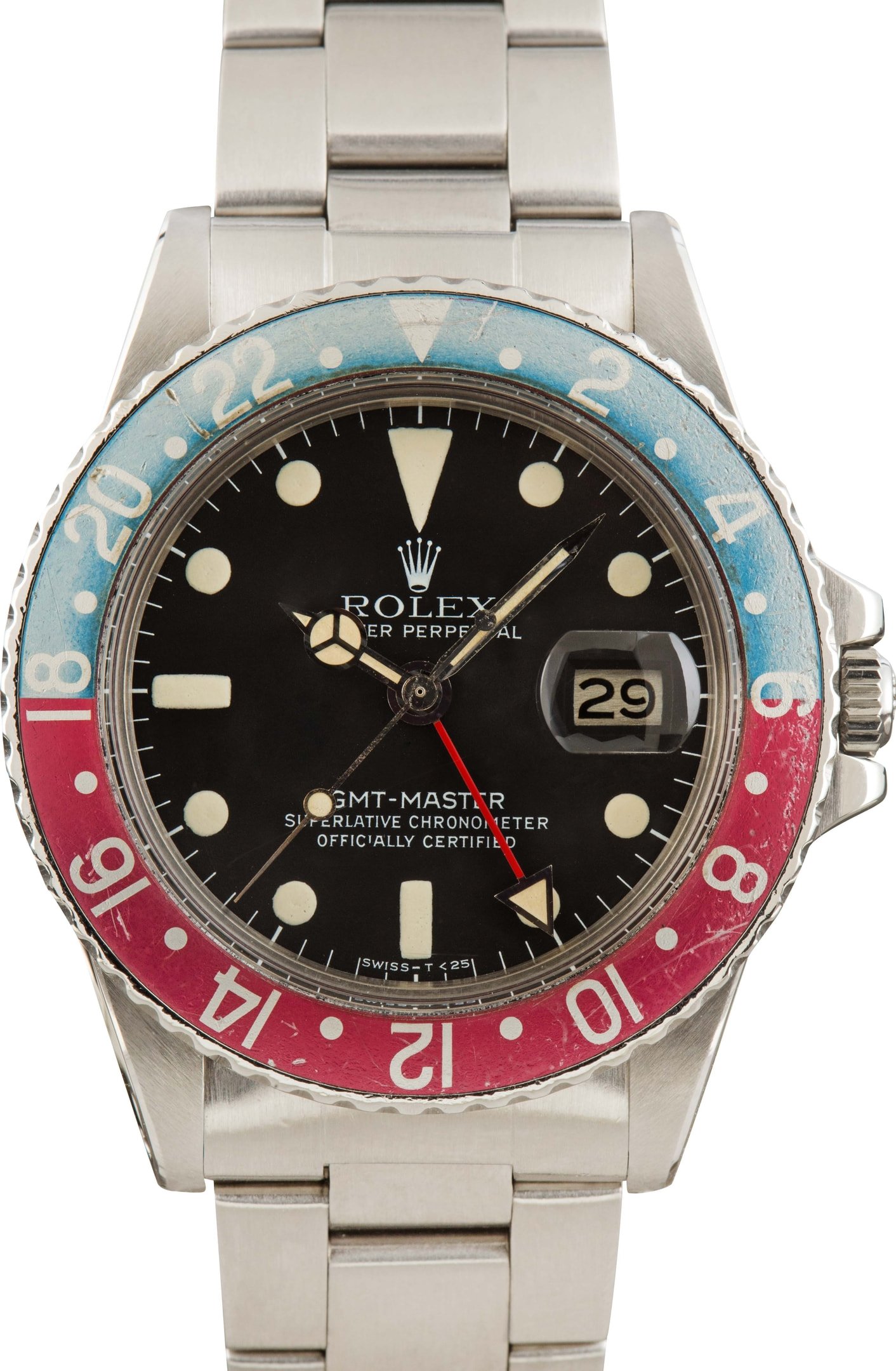 Buy Used Rolex GMT Master 1675 Bob s Watches Sku 139568