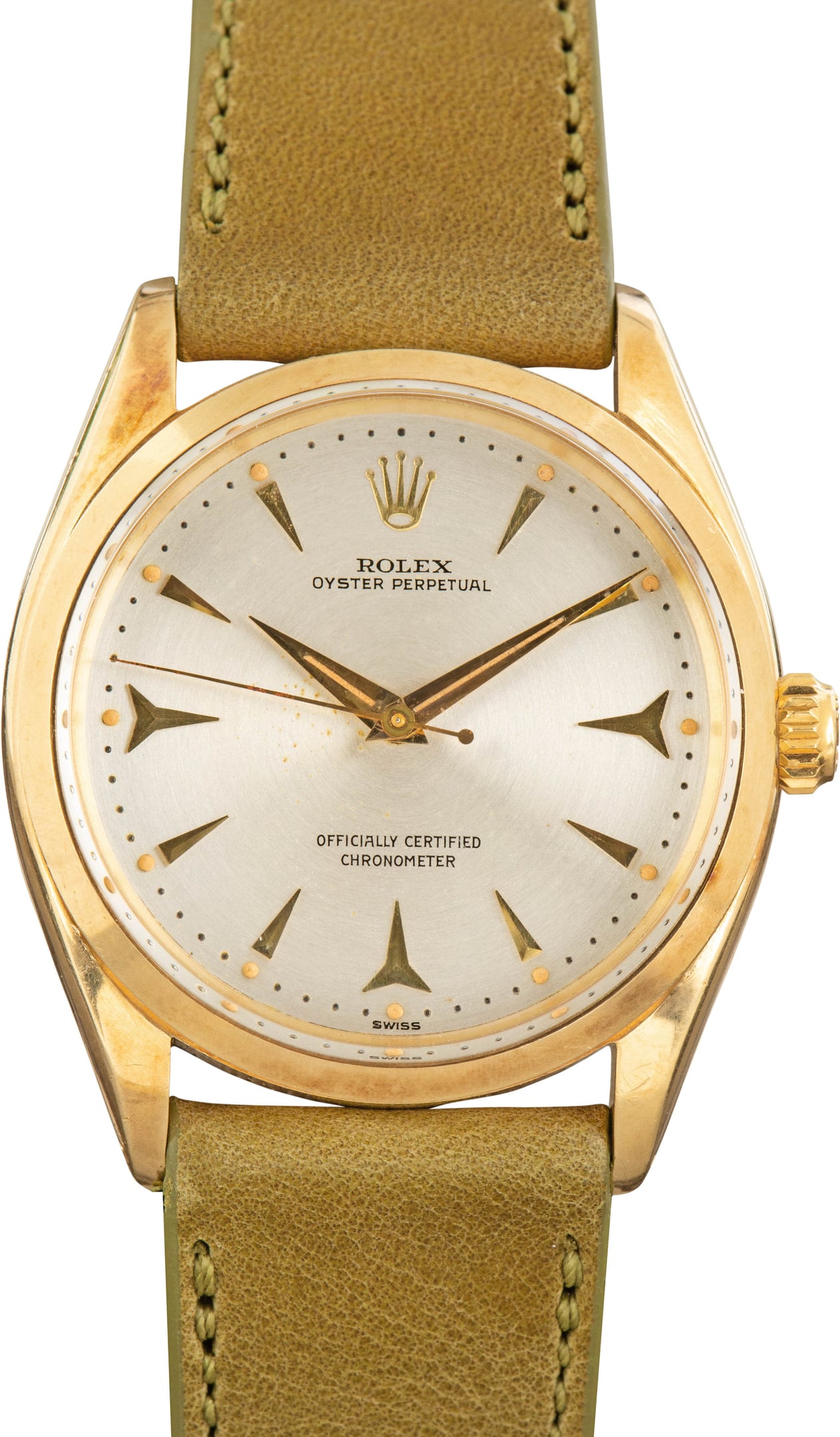 Buy Used Rolex Oyster Perpetual 34 6564 | Bob's Watches - Sku: 174261