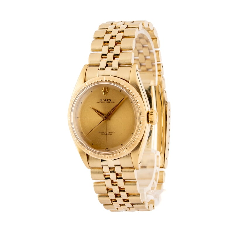 Buy Used Rolex Oyster Perpetual 6582 | Bob's Watches - Sku: 156070