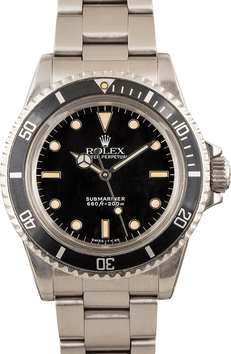 Buy Vintage Rolex Submariner 5513 Bob s Watches Sku 139585