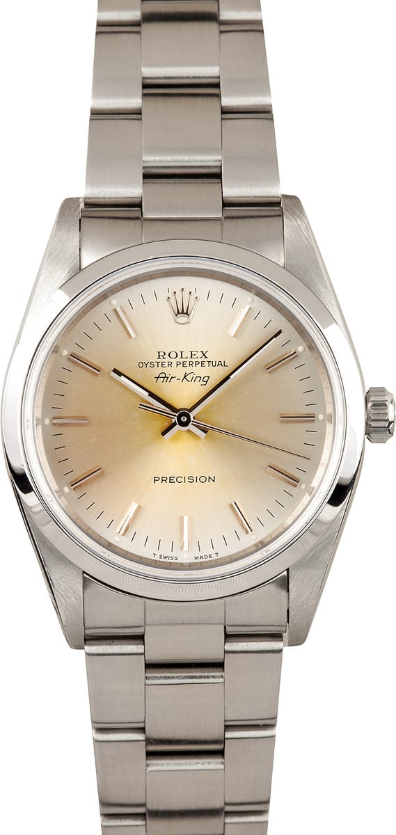 Stainless Steel Rolex Air King 14000 King 14000 For Sale At Bob s