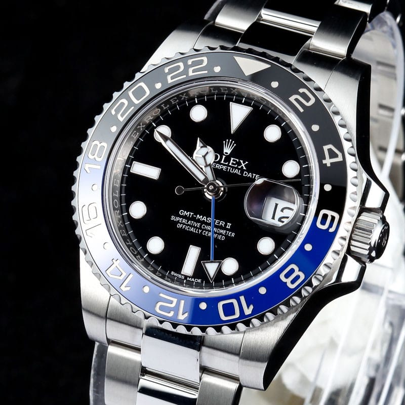 rolex blue and black dial