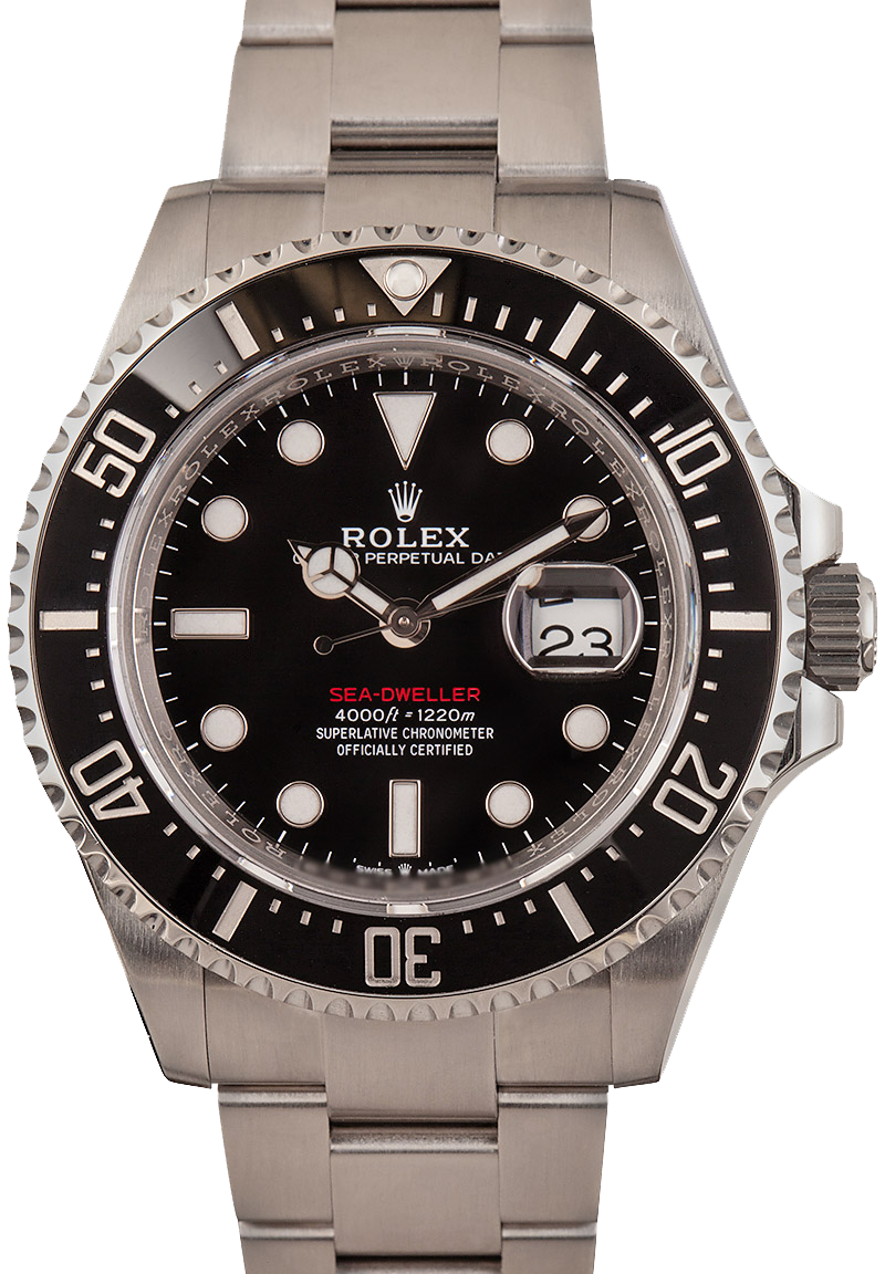 Buy Used Rolex Sea-Dweller 126600 | Bob's Watches - Sku: 148925 x