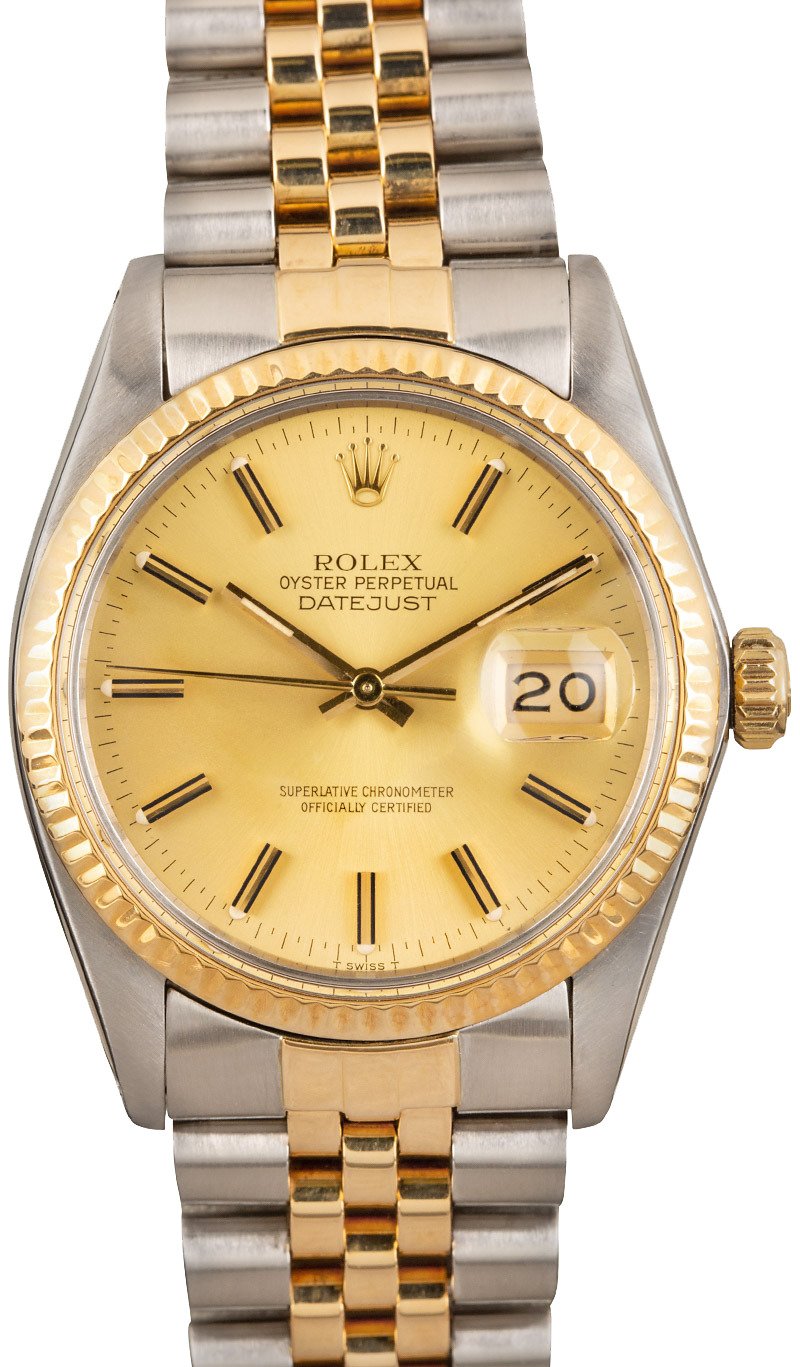 Buy Used Rolex Datejust 16013 Bob s Watches Sku 149457 x