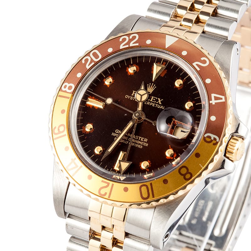 A GMT-Master 16753 with a nipple dial. A highly collectable watch.