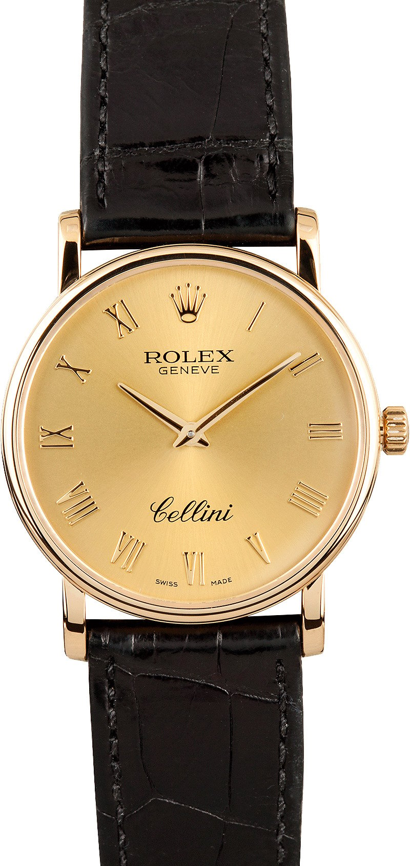 rolex geneve cellini gold