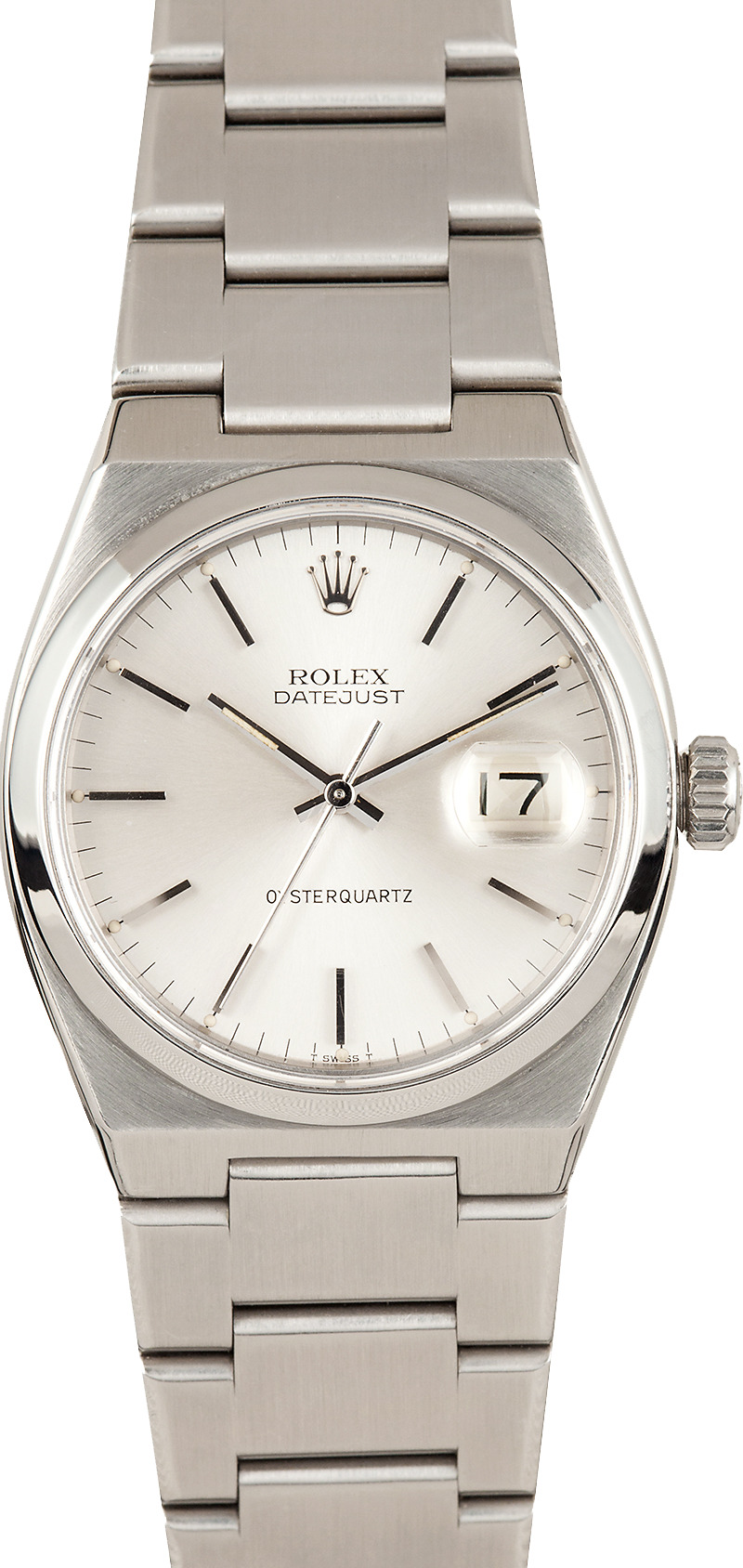 Men's Rolex Datejust Silver Dial Oyster 