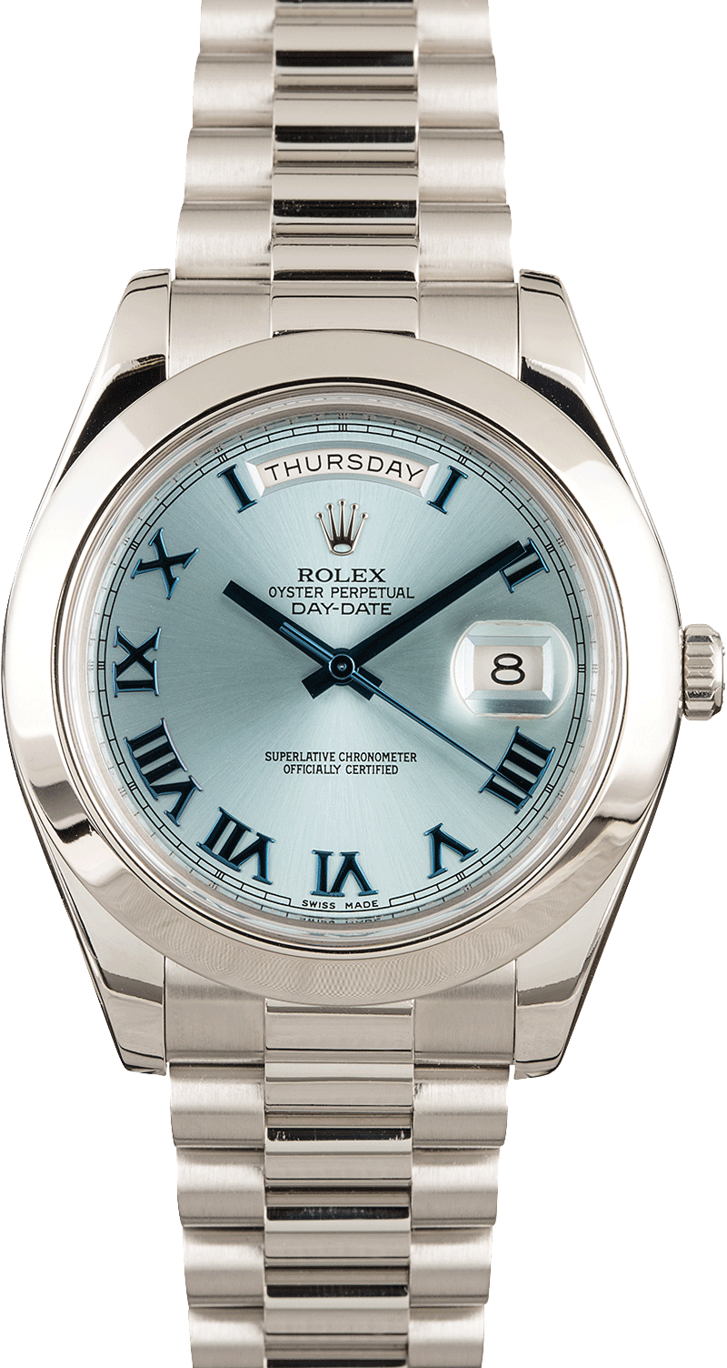 Rolex Platinum Day-Date II President 218206