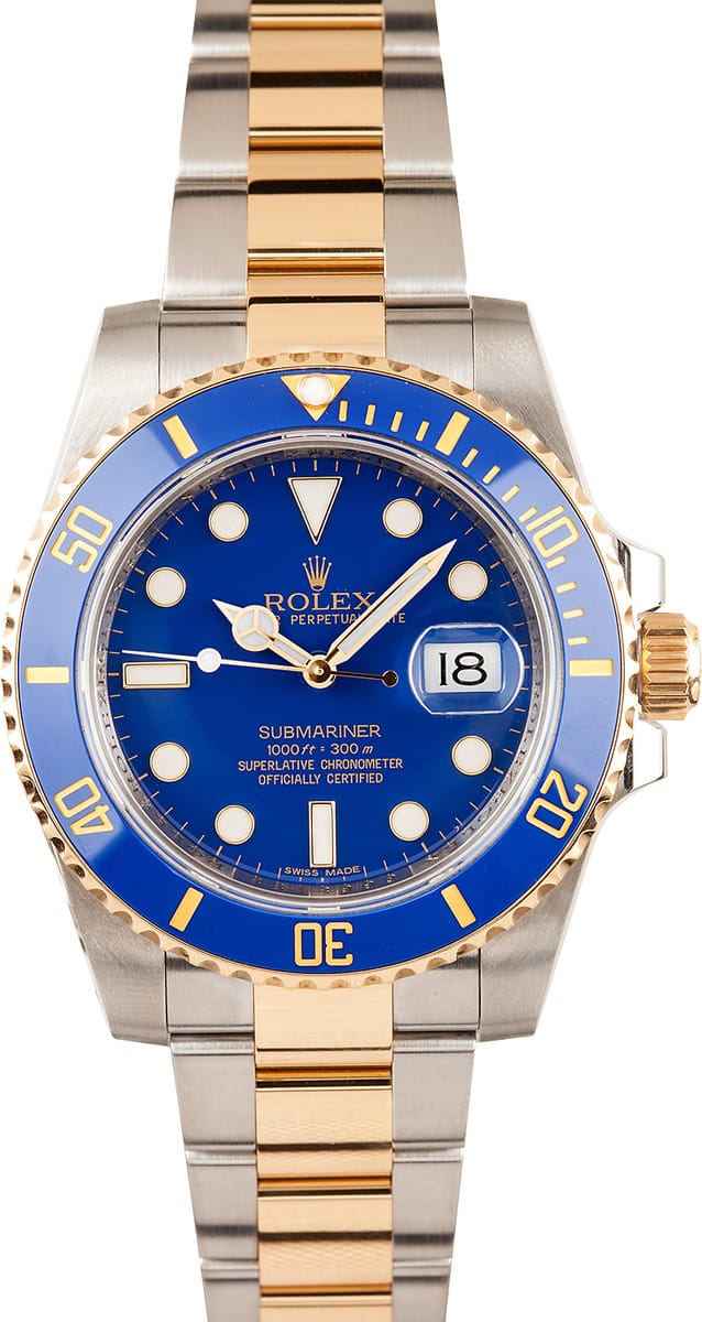 Men's Rolex Submariner Blue Ceramic 116613 - Save At Bob's Watches