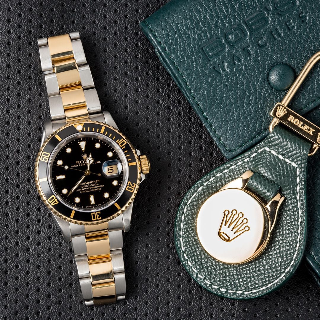 2 tone submariner black face