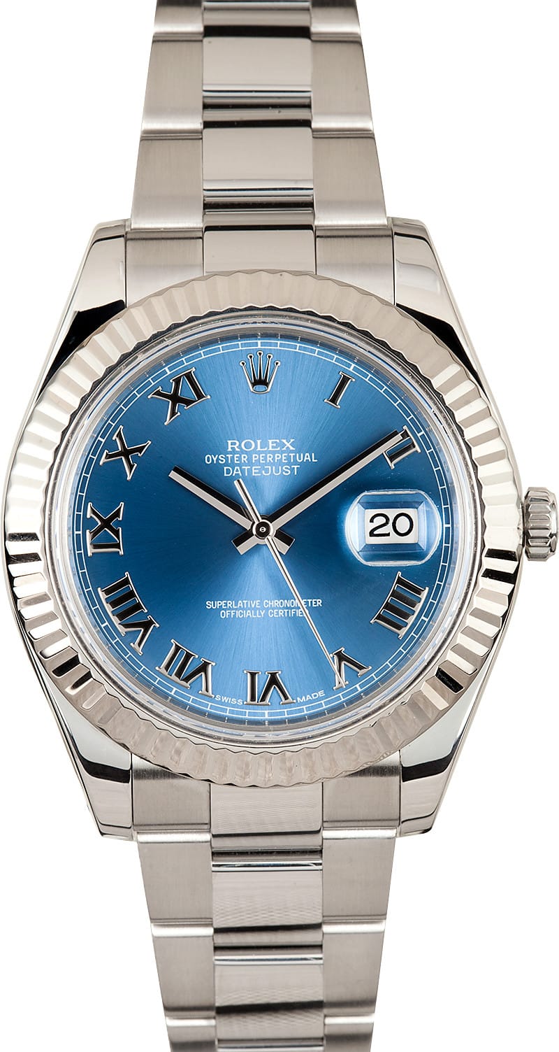 Rolex DateJust II 116334 Blue Dial 