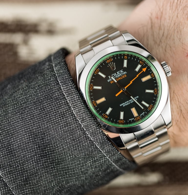 rolex milgauss 116400gv