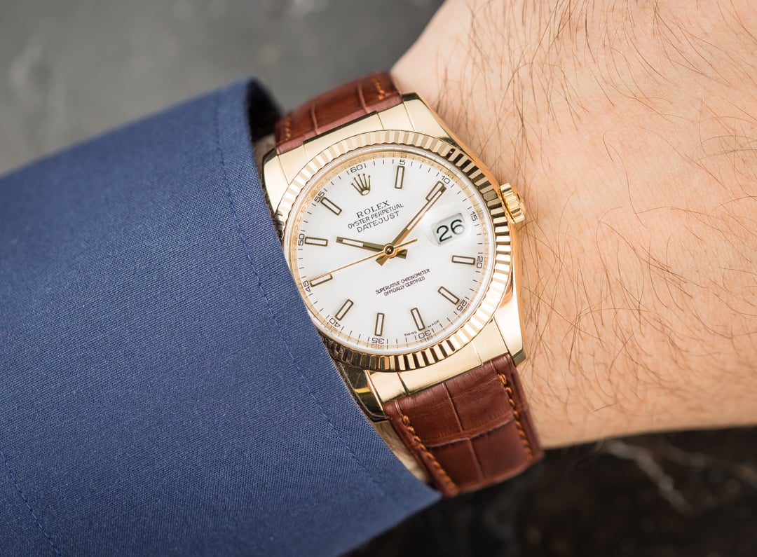 best leather strap for rolex datejust