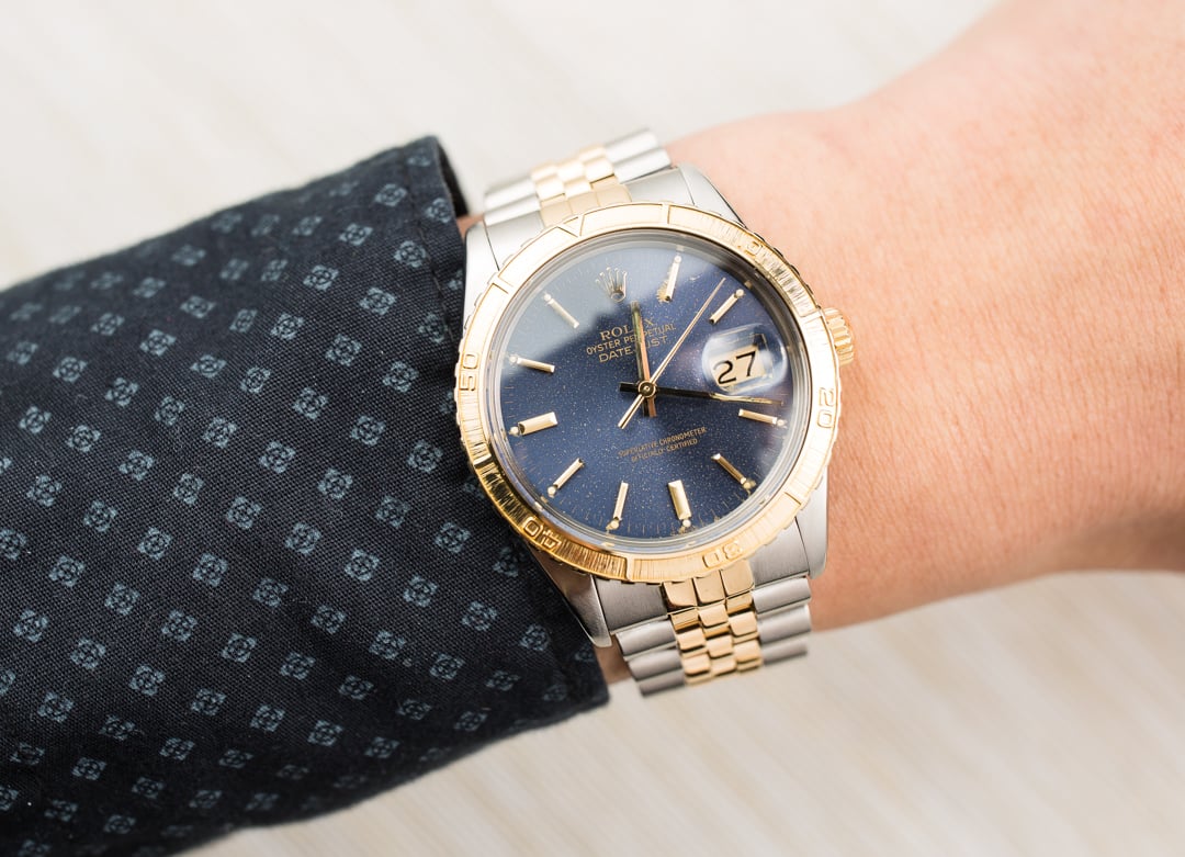 Rolex Thunderbird Datejust 16253 Blue Dial