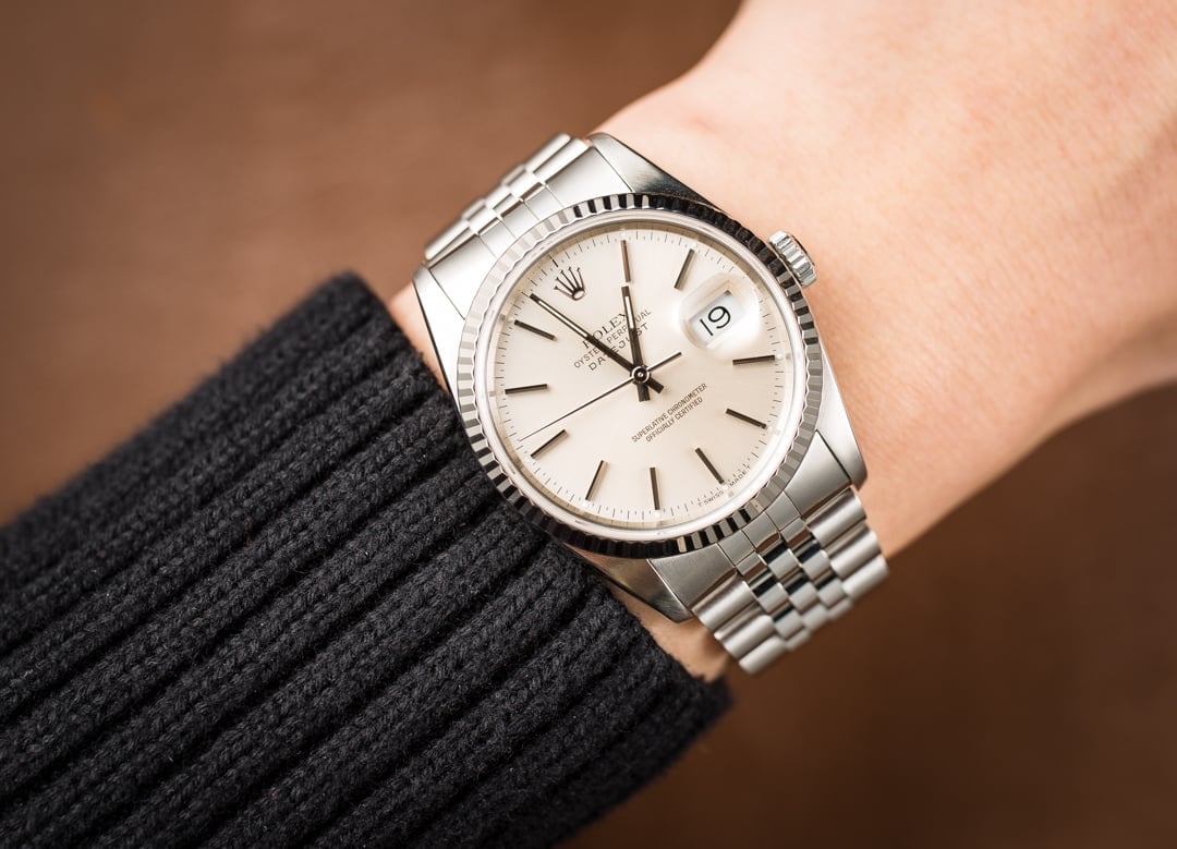 Rolex Stainless Datejust 16234 White 