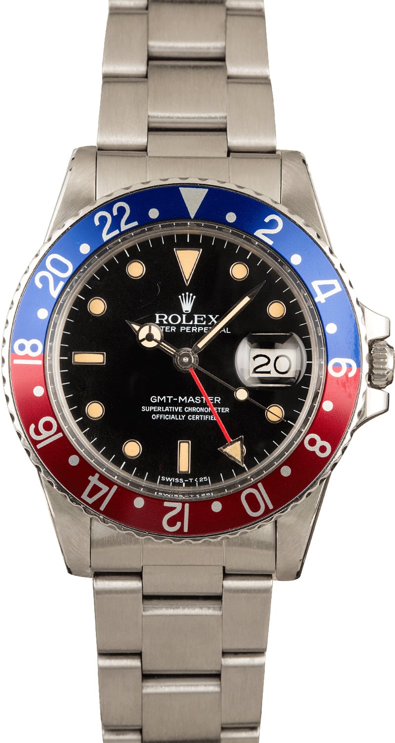 Rolex GMT-Master 16750 - Buy Pre-Owned | Bob's Watches - Sku: 121553