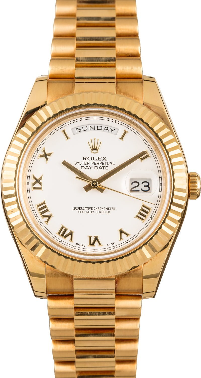 pre owned rolex president 41mm