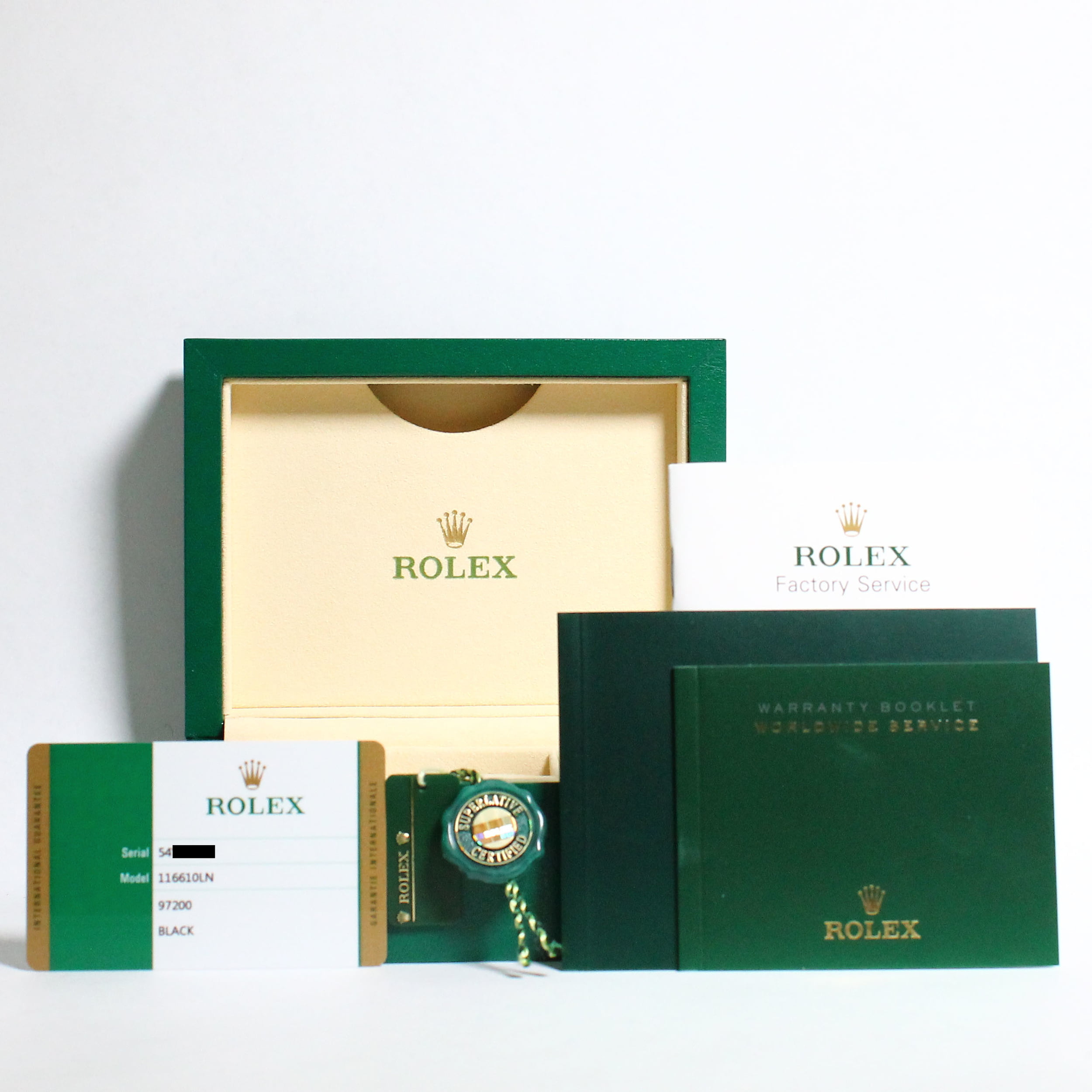 Rolex 116610 serial or6j2001 hotsell