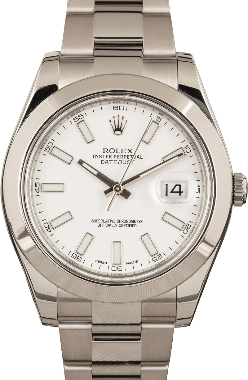 Buy Used Rolex Datejust II 116300 | Bob's Watches - Sku: 147869 x