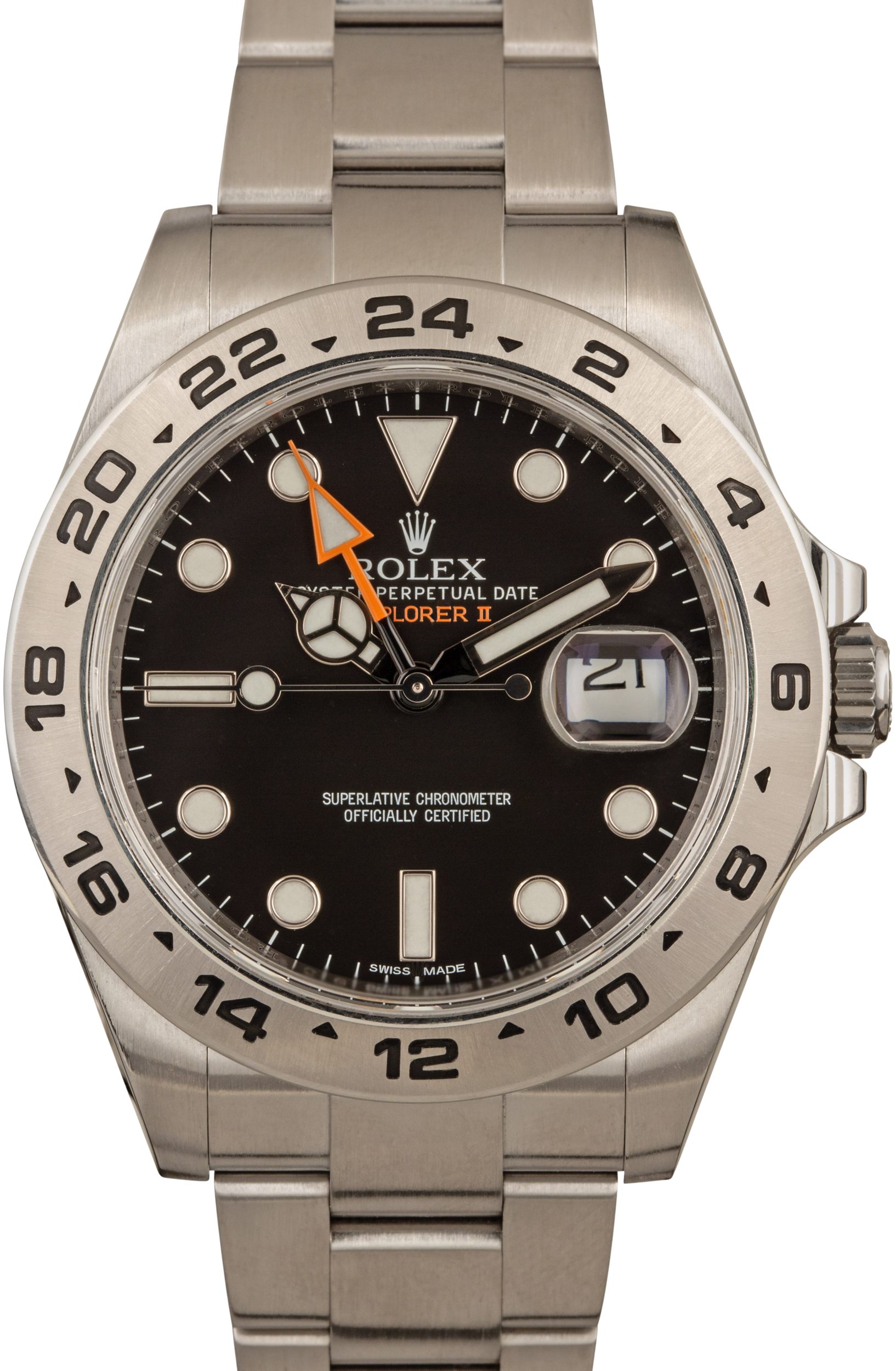 black rolex explorer ii