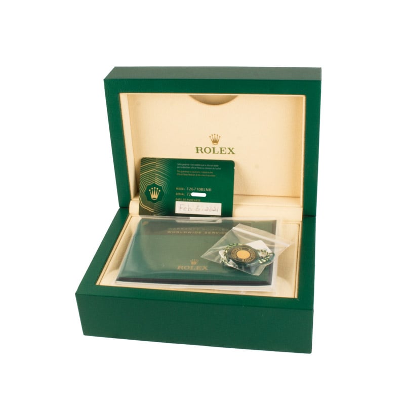 Used Rolex GMT-Master II Ref 126710BLNR Batgirl 4