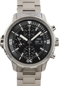 Pre-Owned IWC Aquatimer Chronograph Ref IW376804 Black Dial