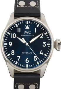 Pre-Owned IWC Big Pilot's Watch Ref IW329303 Blue Dial