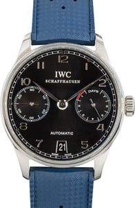 Pre-Owned IWC Portuguese Ref IW500109 Black Dial
