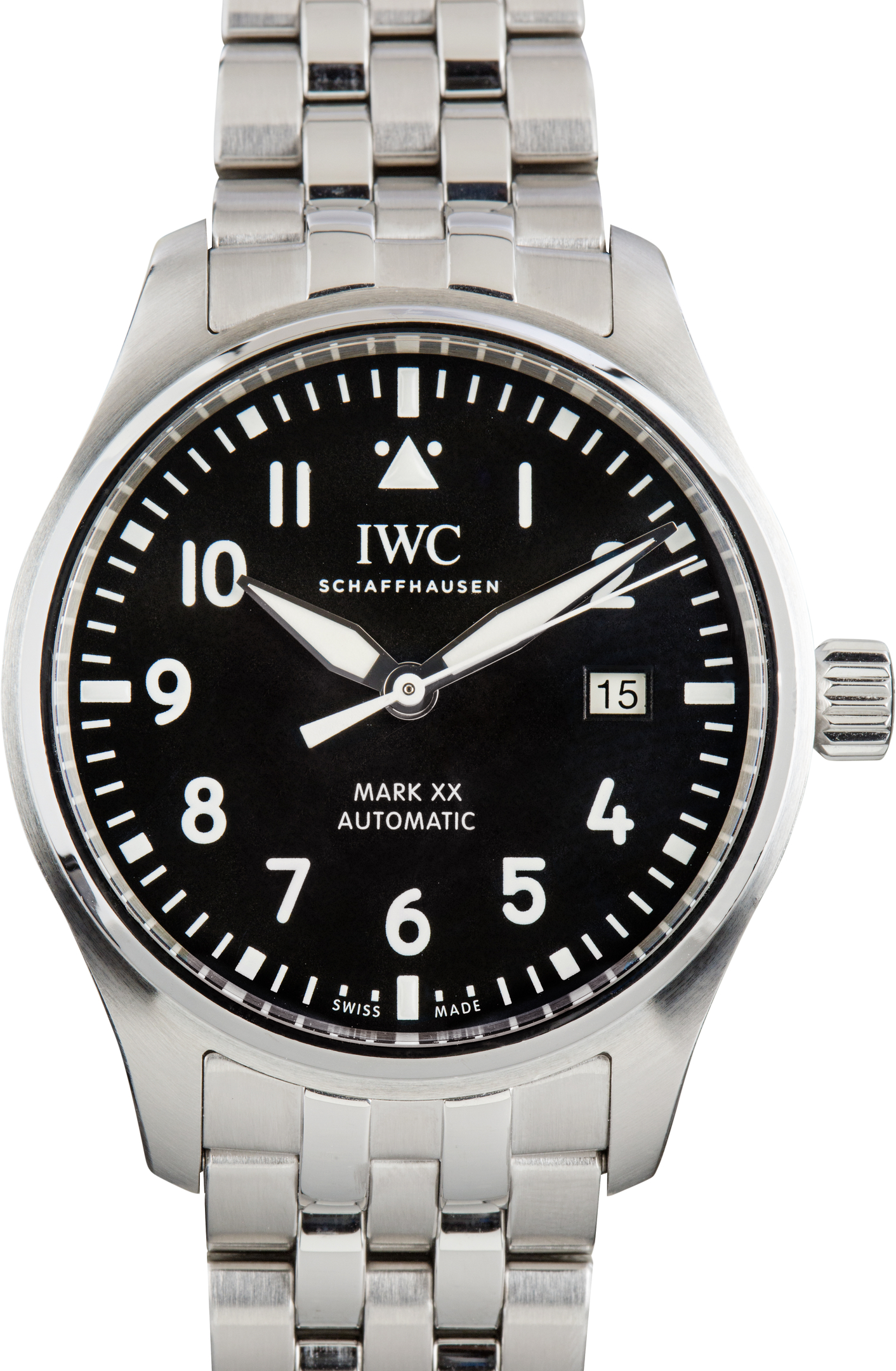 Used IWC Pilot's Watch Mark XX Ref IW328201 Black Dial
