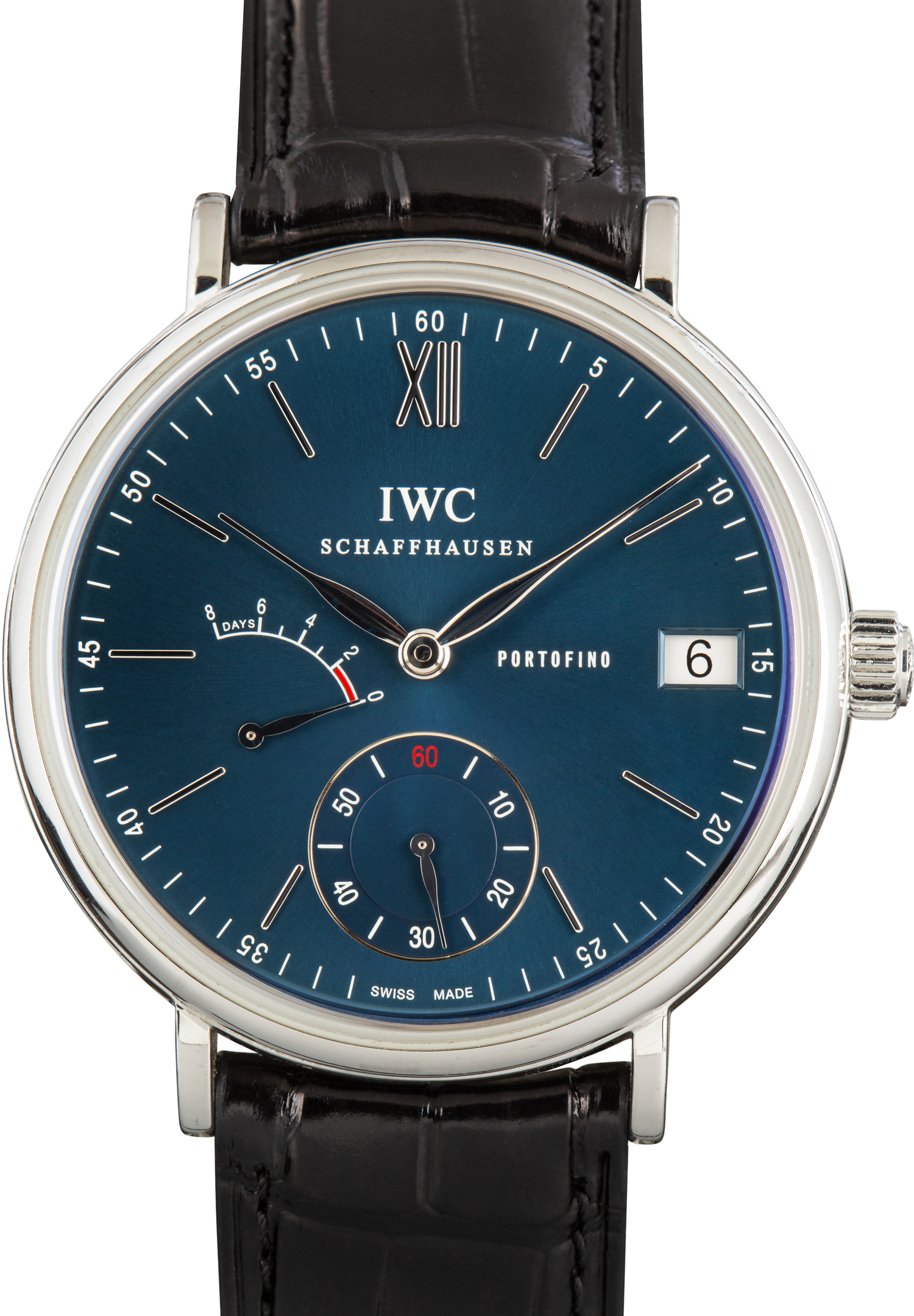 Pre-Owned IWC Portofino Ref IW510106 Blue Dial