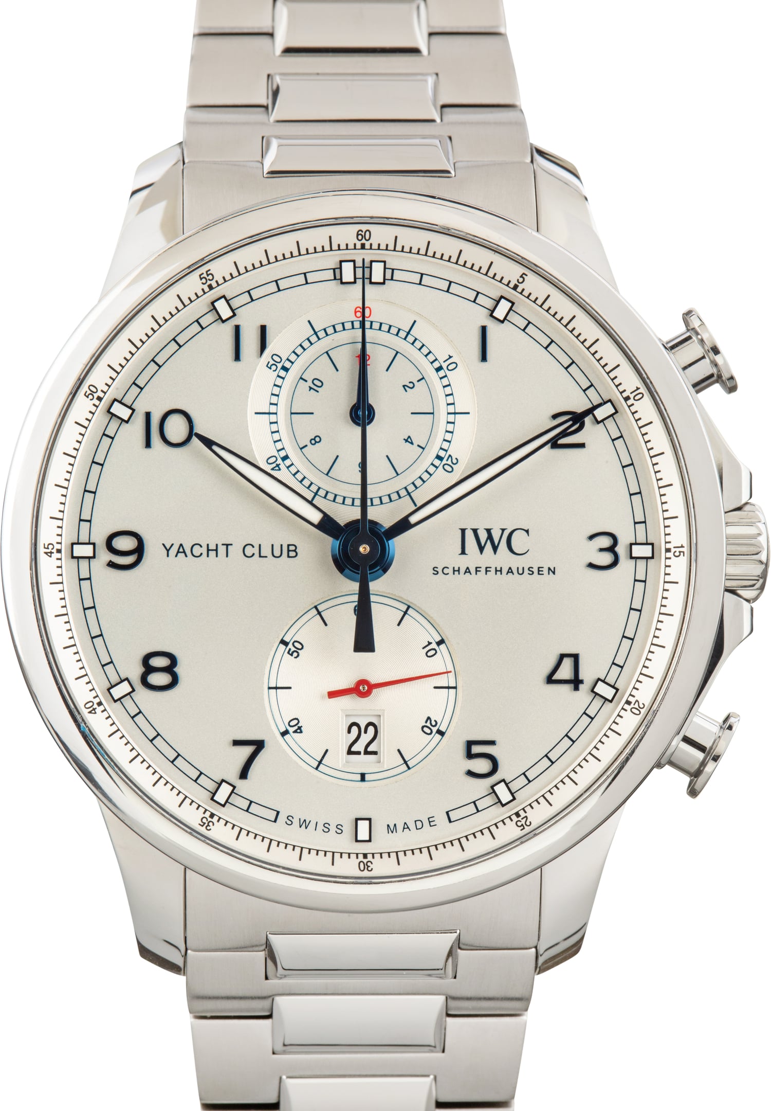 Pre-Owned IWC Portugieser Yacht Club Chronograph Ref IW390702 Stainless Steel