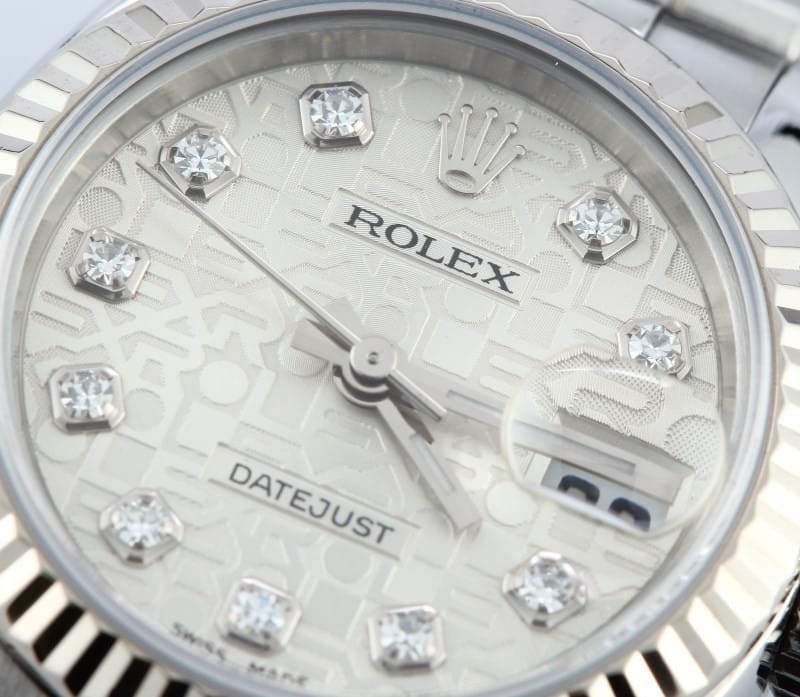 Ladies Rolex Datejust New Model Diamond Dial 179174
