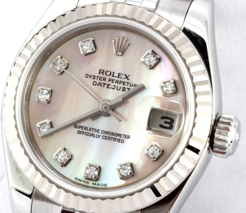 Rolex Datejust MOP Diamond Dial 179174