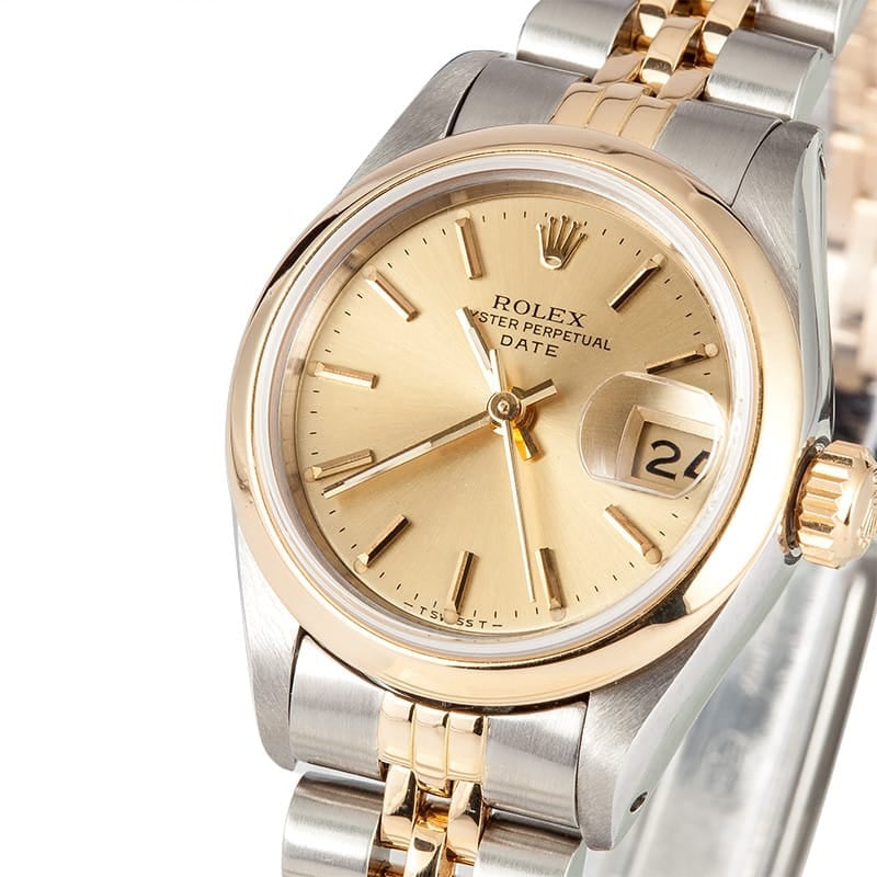 Ladies Rolex Oyster Perpetual 69163 Champage