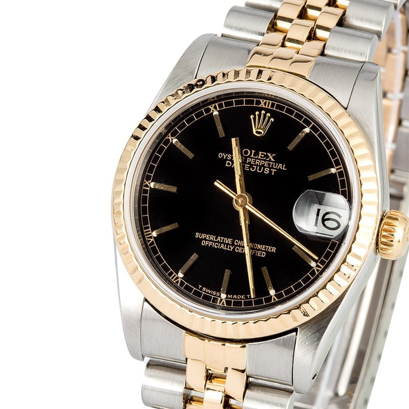 Rolex Mid-Size Datejust 68273 Certified Pre-Owned