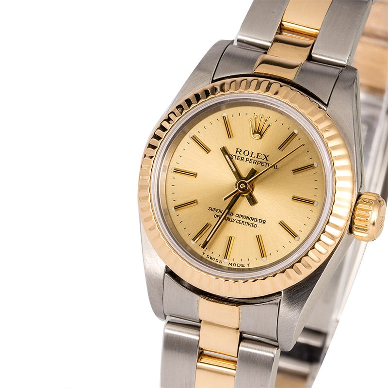 Rolex Oyster Perpetual 67193 Two Tone Oyster
