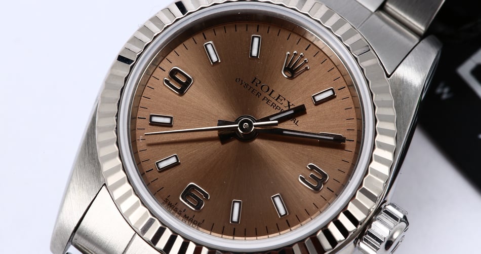 Rolex Ladies Oyster Perpetual 76094 Steel Oyster