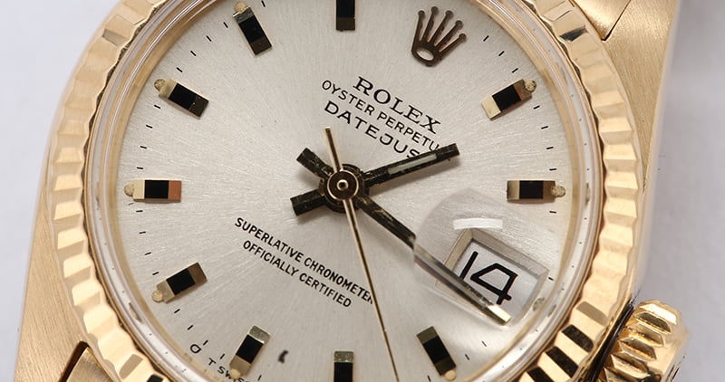 Vintage Rolex Ladies Datejust 6917 Honeycomb