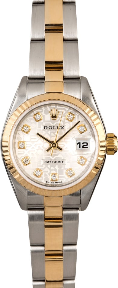 Rolex Ladies Datejust 79173 Silver Jubilee Diamond Dial