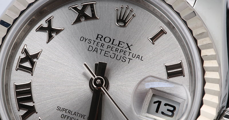 Rolex Lady Datejust 179174 Rhodium Dial