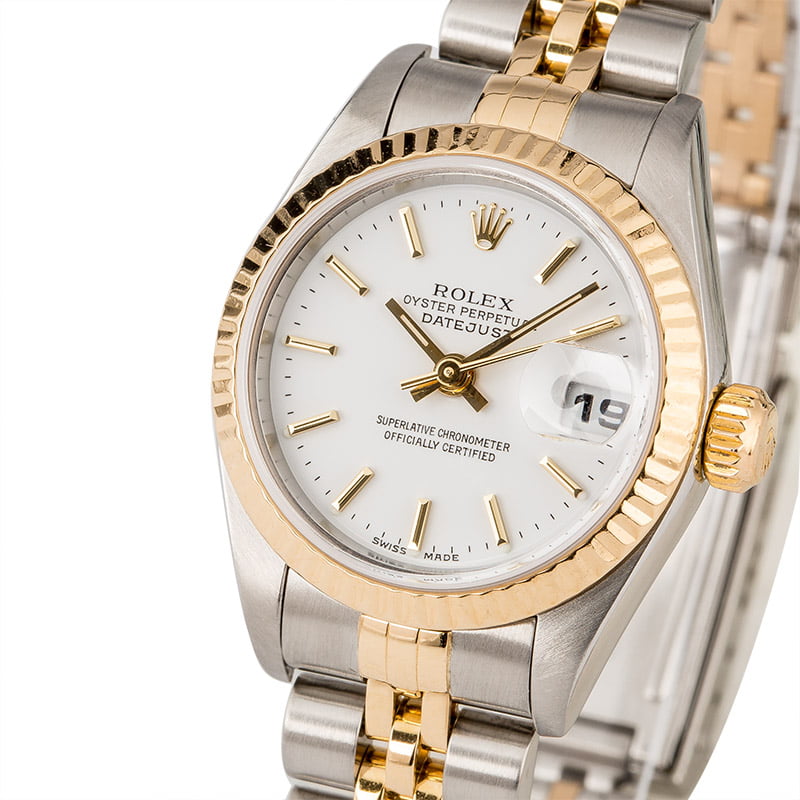 Used Rolex Datejust 79173 White Index Dial