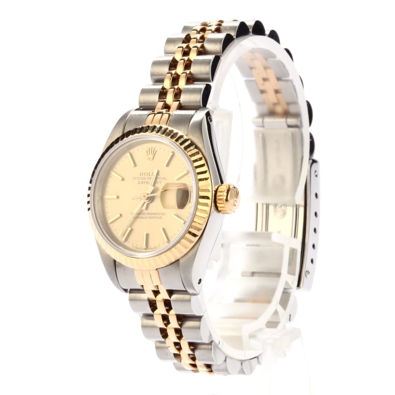 Rolex Datejust 69173 Two Tone with Fluted Bezel