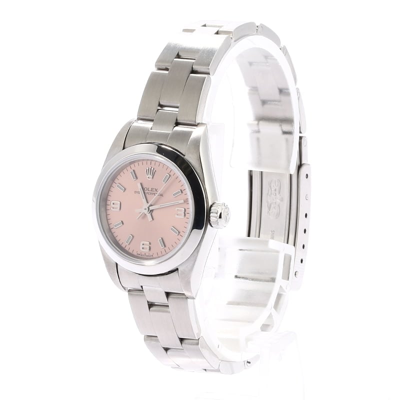 Used Rolex Ladies Oyster Perpetual 76080 Pink Dial