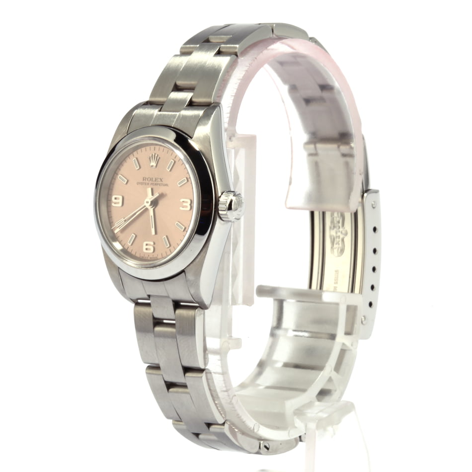 Used Rolex Oyster Perpetual Ladies 76080 Pink Dial T