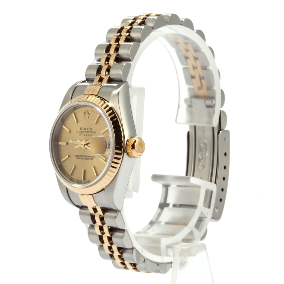 Pre-Owned Rolex Datejust 79173 Ladies Champagne Dial T