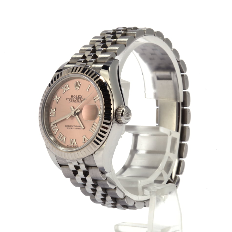Pre-Owned Rolex Datejust 279174 Pink Roman Dial