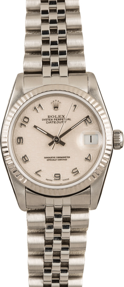 Rolex Datejust White Jubilee Dial 68274