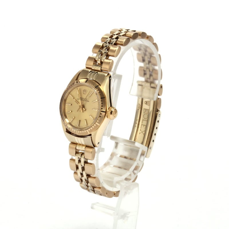 Rolex Ladies Datejust 6719 American Oval Link Bracelet