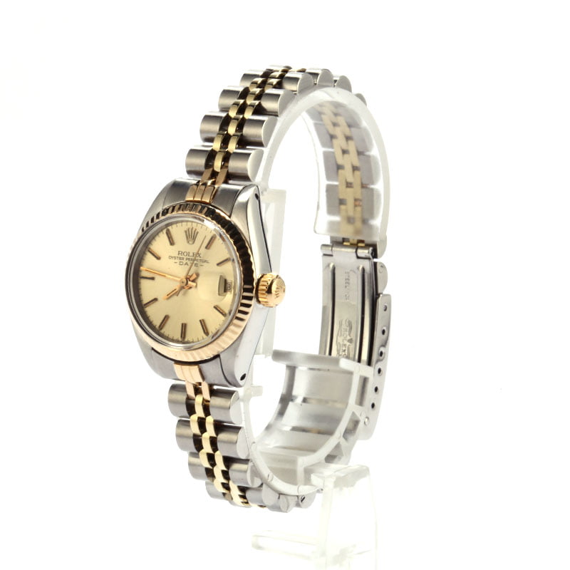 Lady Rolex Date 6917 Steel and Gold